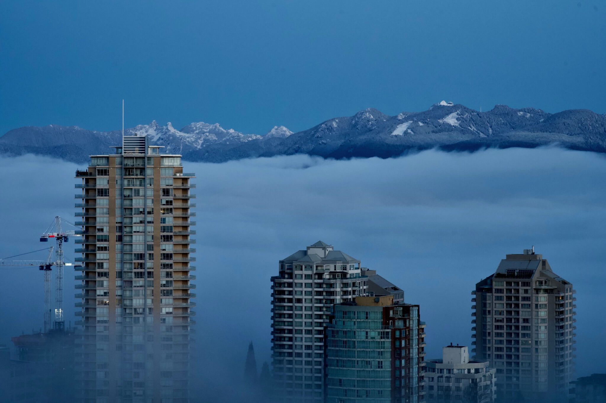 Fog over Metrotown