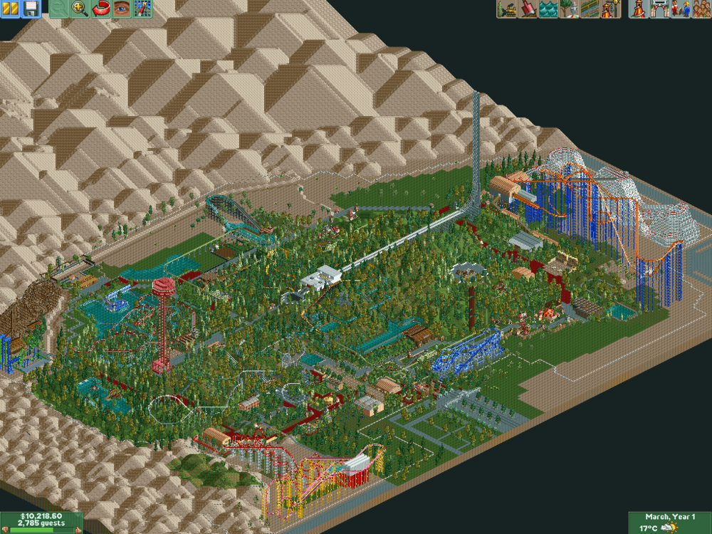 Magic Mountain, Roller Coaster Tycoon 2