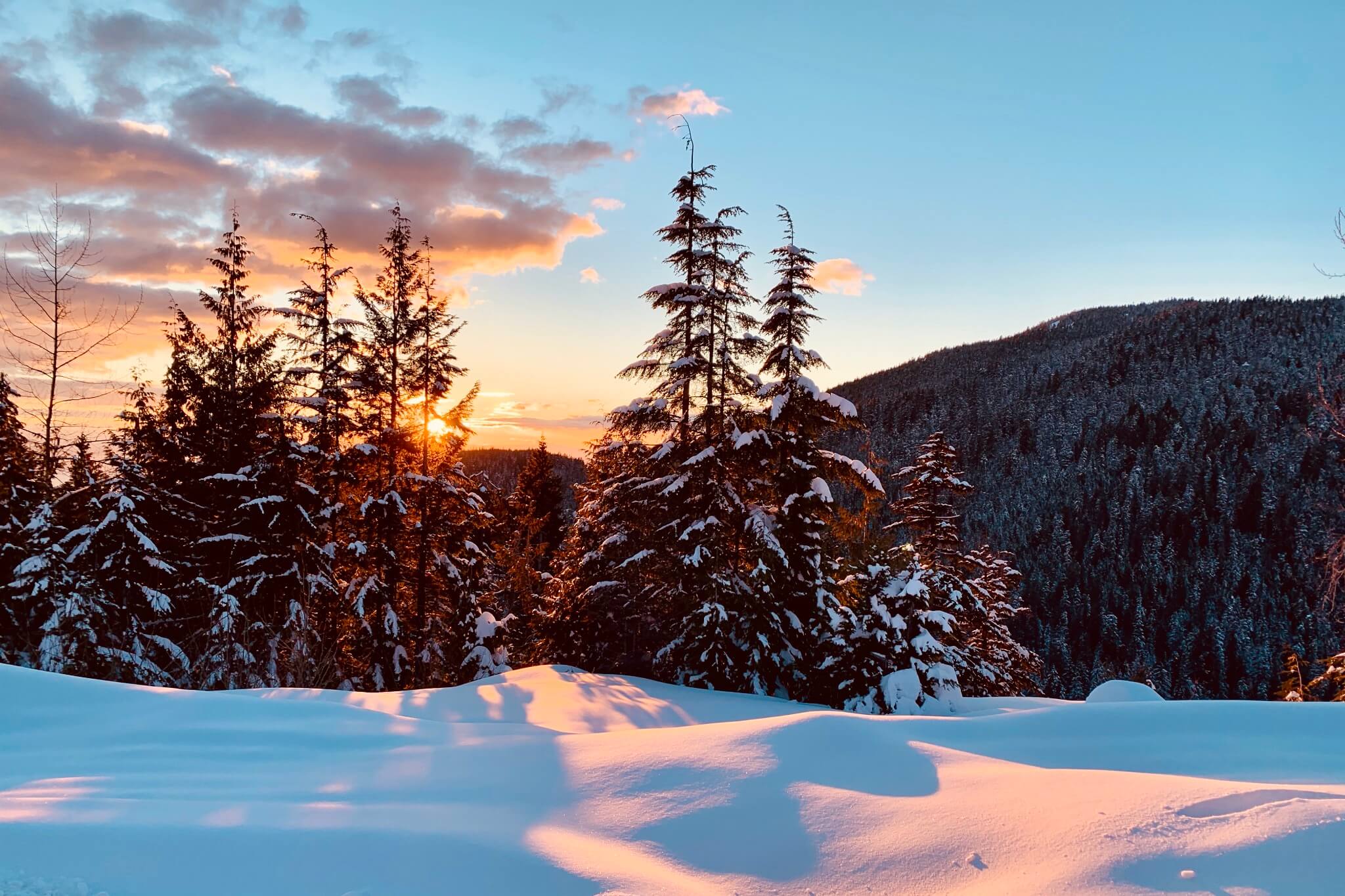 Sunset on Cypress Mountain