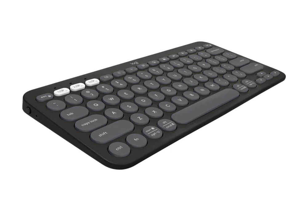 Logitech Pebble Keys，唯一在打折的黑灰色款。