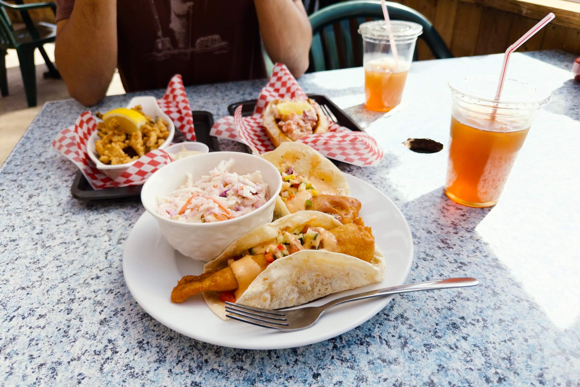等待涨潮的空隙我们去 Fundy National Park 逛了一圈，半路上在 Alma Lobster Shop 吃了午饭。他家的龙虾卷会放更多的芹菜，调味比较平衡，很清爽。