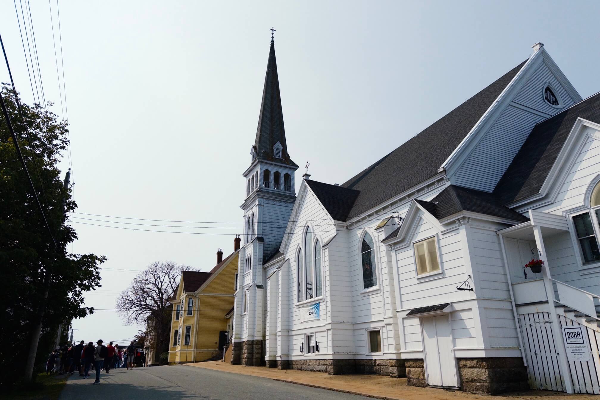 Lunenburg 小镇的教堂之一。这小小的地方有三座教堂。