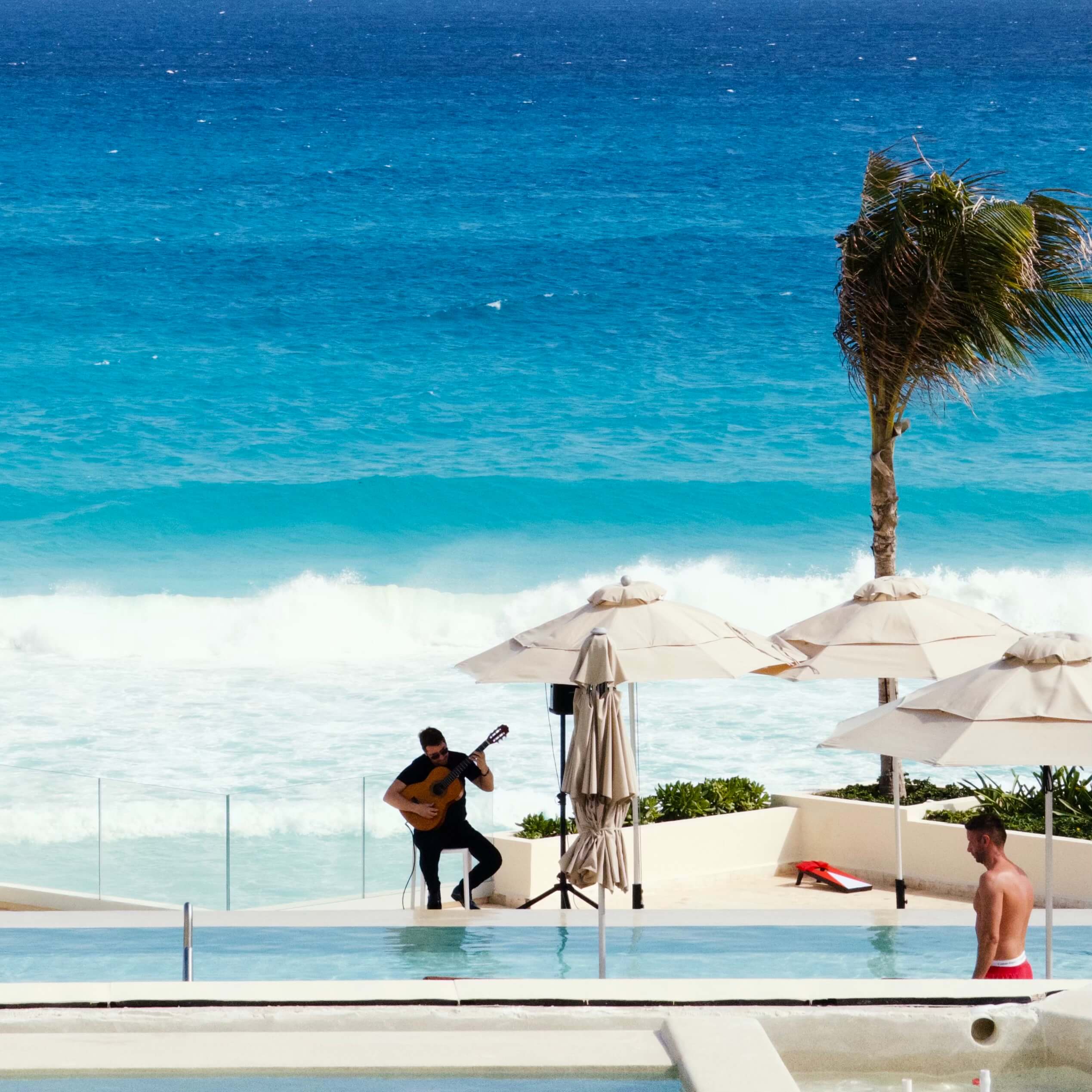 Secrets Mirabel 酒店风景。